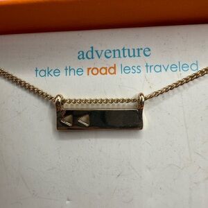 Alexys Ryan Gold Bar Necklace